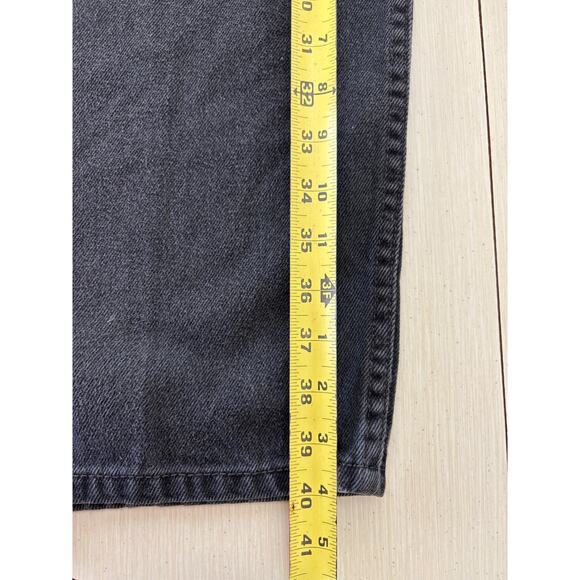 Levi’s 550 Black Relaxed Fit Denim Jeans Men’s 50x29 Tapered Leg - Picture 7 of 8